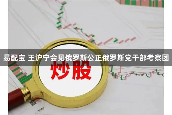 易配宝 王沪宁会见俄罗斯公正俄罗斯党干部考察团